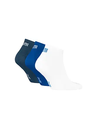 PUMA | Socquettes unies, lot de 3 | blau